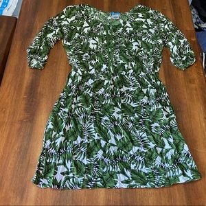 Ocean Pacific Tropical Print Dress, XXL